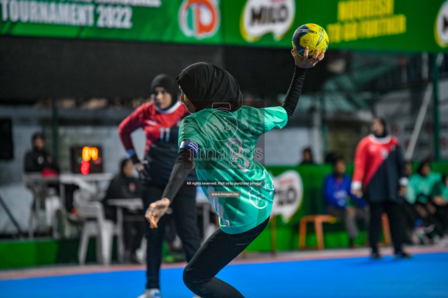 Milo 9th Handball Maldives Championship 2022 Day 1 held in Male', Maldives on 17th October 2022 Photos By: Nausham Waheed /images.mv