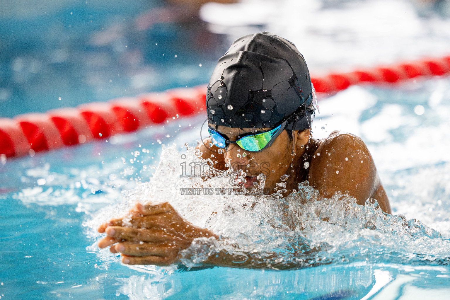 Day 4 of National Swimming Competition 2024 held in Hulhumale', Maldives on Monday, 16th December 2024. 
Photos: Hassan Simah / images.mv
