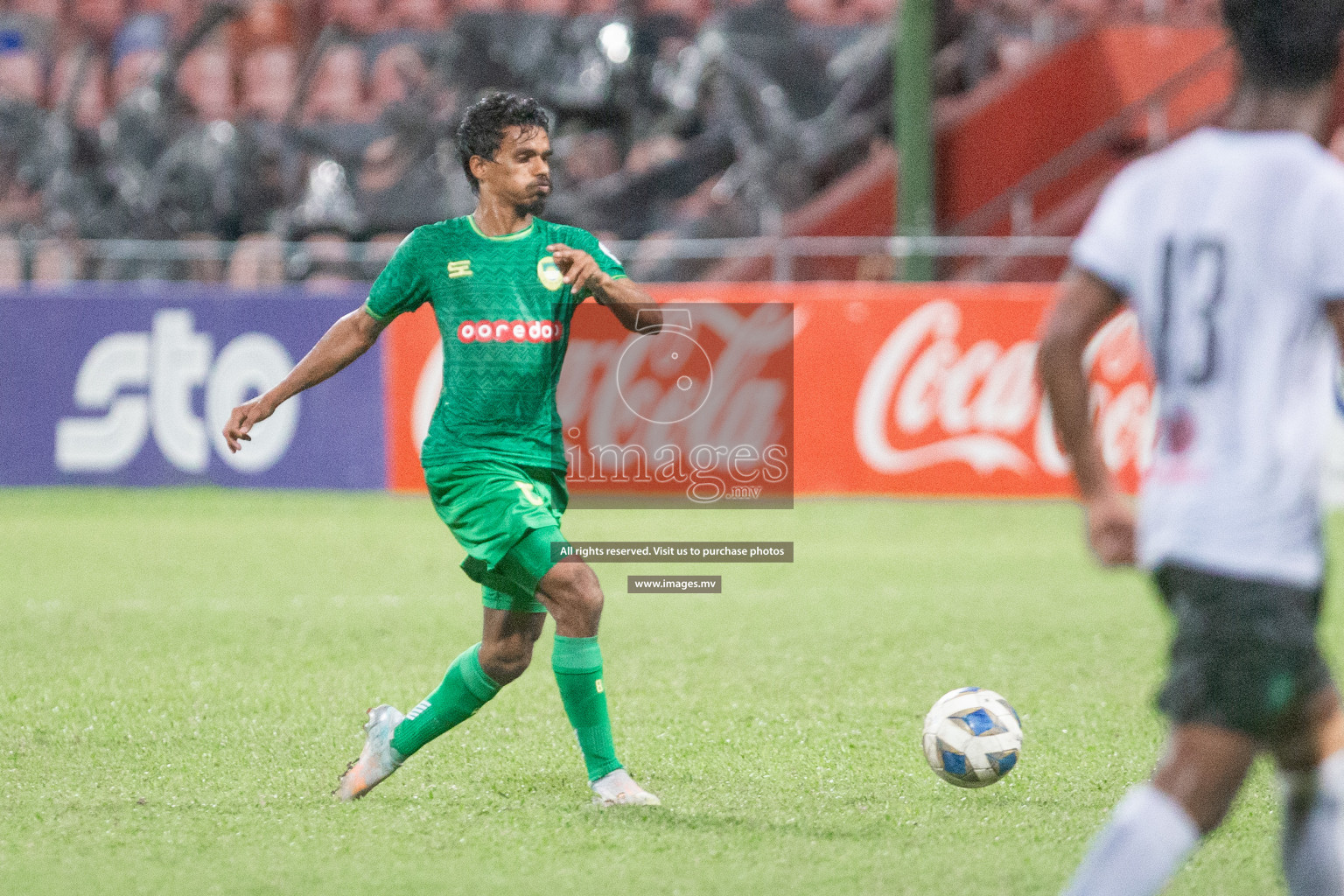 Maziya Sports and Recreation Club vs Super United Sports in Ooredoo Dhivehi Premier League 2021/22 on 12th July 2022, held in National Football Stadium, Male', Maldives Photos: Maanish/ Images mv