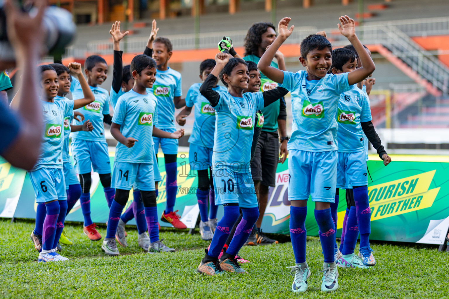 Day 2 of MILO Kids Football Fiesta was held at National Stadium in Male', Maldives on Saturday, 24th February 2024.