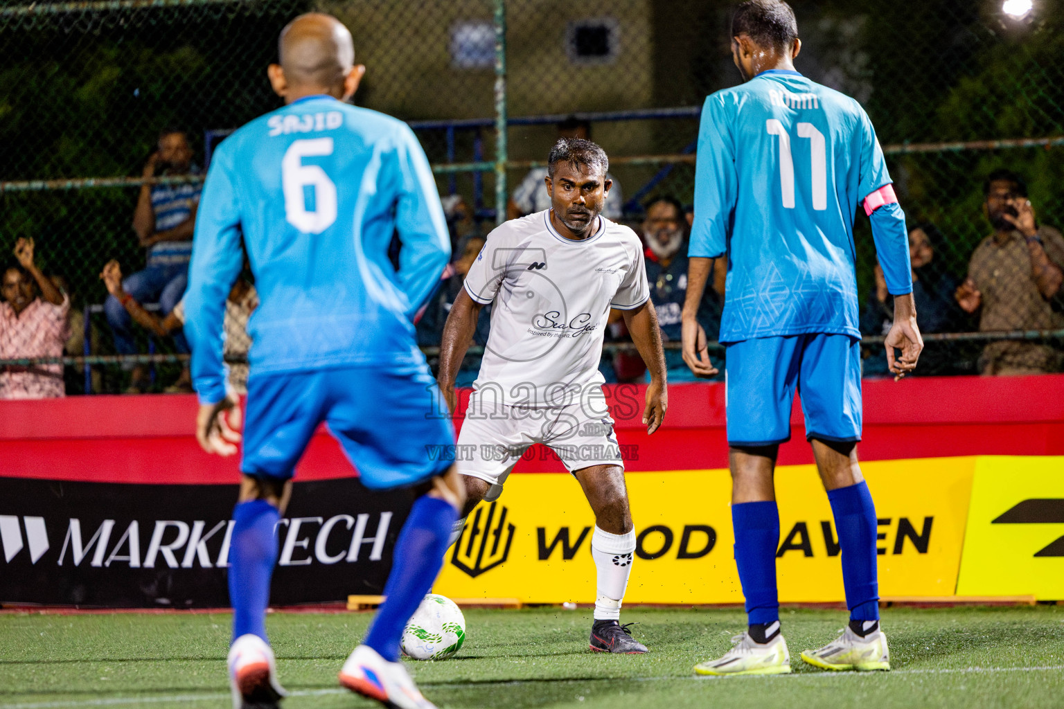 Silver Sands vs Club Apollo in Day 8 of Office League 2025 was held on Wednesday, 23rd April 2025 in Hulhumale', Maldives. Photos: Nausham Waheed  / images.mv