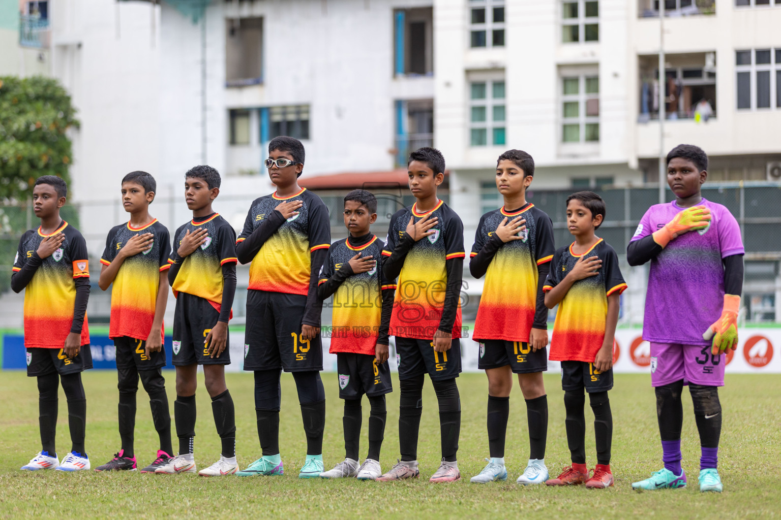 Eagles vs Maziya (U12) in Dhivehi Youth League 2024 - Day 2. Matches held at Henveiru Stadium on 22nd November 2024 , Friday. Photos: Shuu Abdul Sattar/ Images.mv