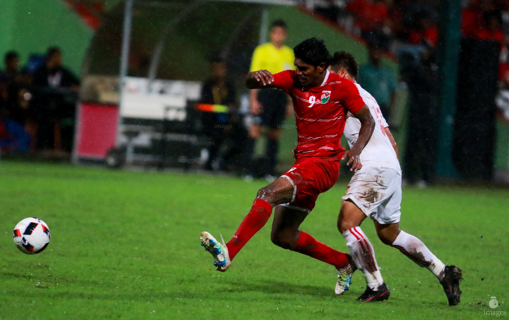 Asian Cup Qualification match between Maldives and Laos in Male', Maldives, Tuesday, September. 06 , 2016. (Images.mv Photo/ Abdulla Abeedh).