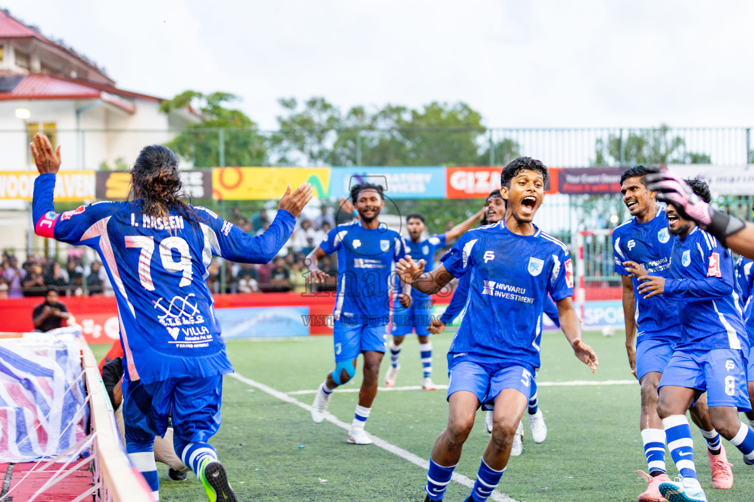 AA. Mathiveri VS AA. Thoddoo in Atoll Round Final on Day 20 of Golden Futsal Challenge 2025 was held on Friday, 24 January 2025, in Hulhumale', Maldives. 
Photos: Hassan Simah / images.mv