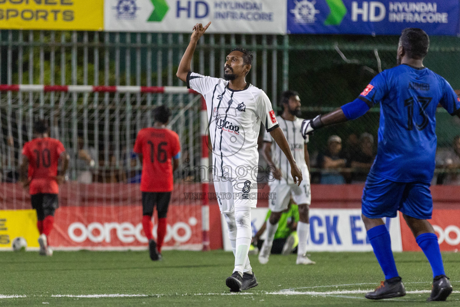 HDh Nellaidhoo VS HDh Nolhivaranfaru in Day 14 of Golden Futsal Challenge 2024 was held on Sunday, 28th January 2024, in Hulhumale', Maldives Photos: Nausham Waheed / images.mv