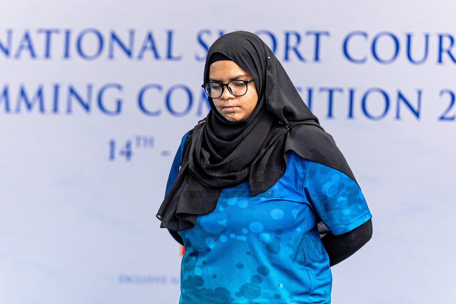 Day 5 of 1st National Short Course Swimming Competition held in Hulhumale', Maldives on Wednesday, 18th June 2025. Photos: Nausham Waheed / images.mv