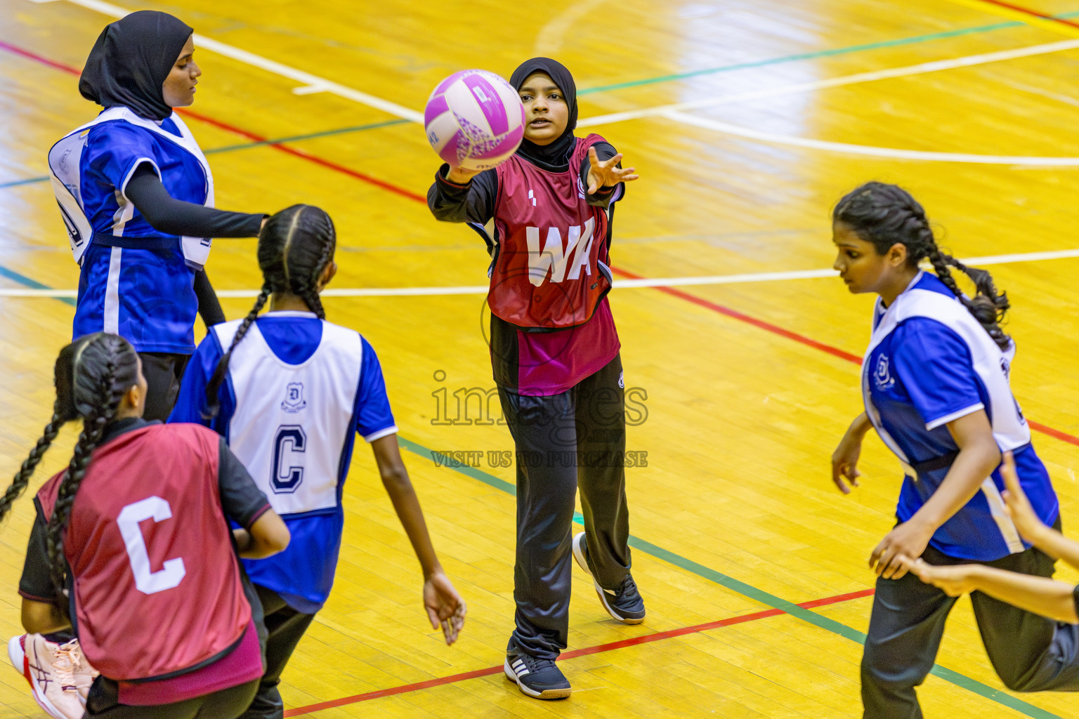 Day 9 of 26th Inter-School Netball Tournament 2025 was held in Social Center Indoor Hall on Sunday, 27th October 2025. Photos: Areef Adam / images.mv