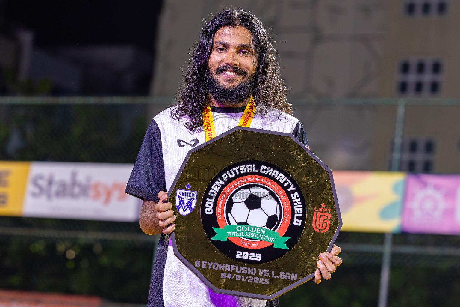 Opening of Golden Futsal Challenge 2025 with Charity Shield Match between L.Gan vs B.Eydhafushi was held on Saturday, 4th January 2025, in Hulhumale', Maldives Photos: Ismail Thoriq / images.mv