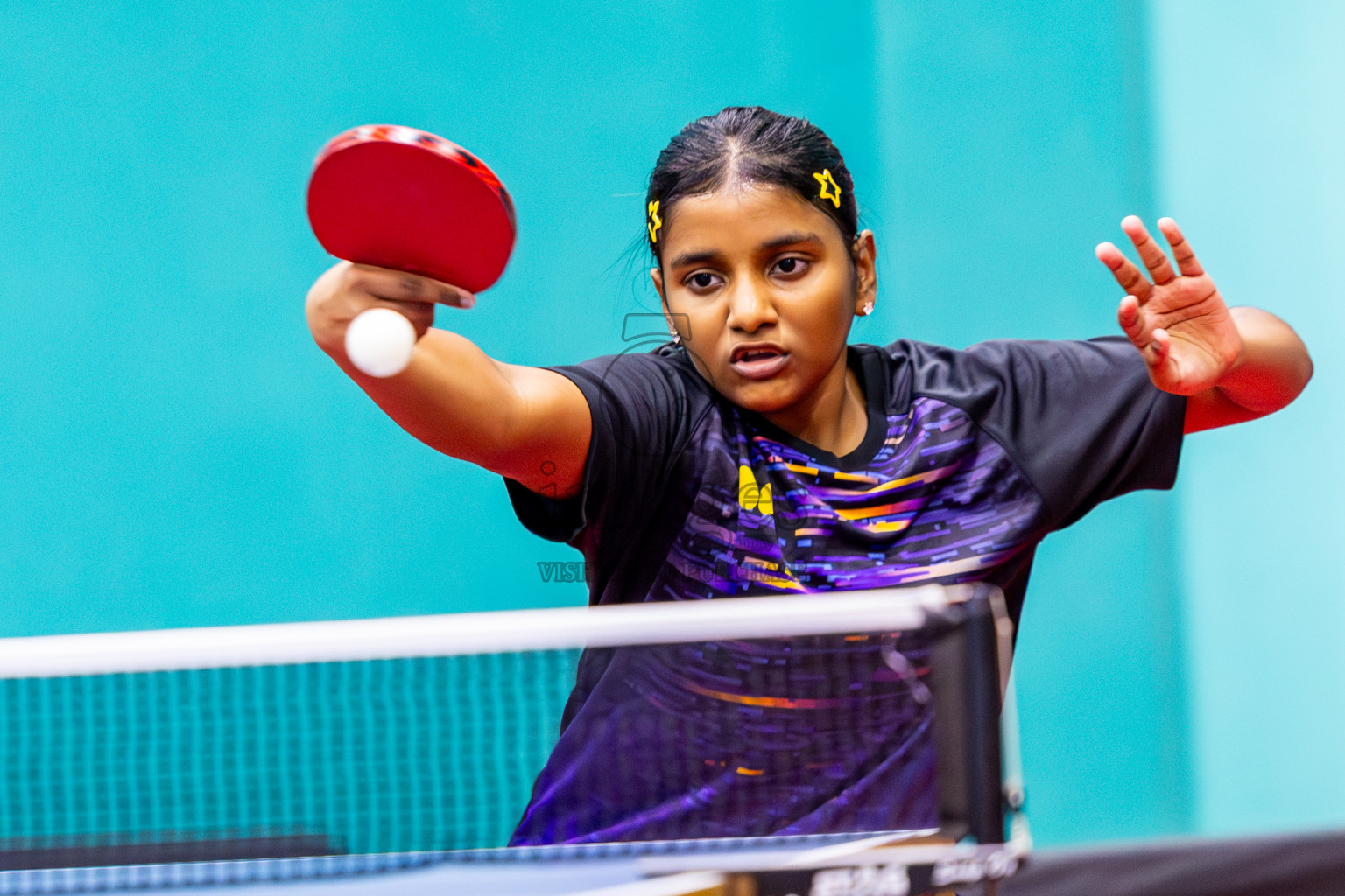 Finals of 30th Table Tennis Association Championship 2025 was held on Saturday, 20th September 2025 in Male' TT Hall, Male', Maldives. Photos: Nausham Waheed / images.mv