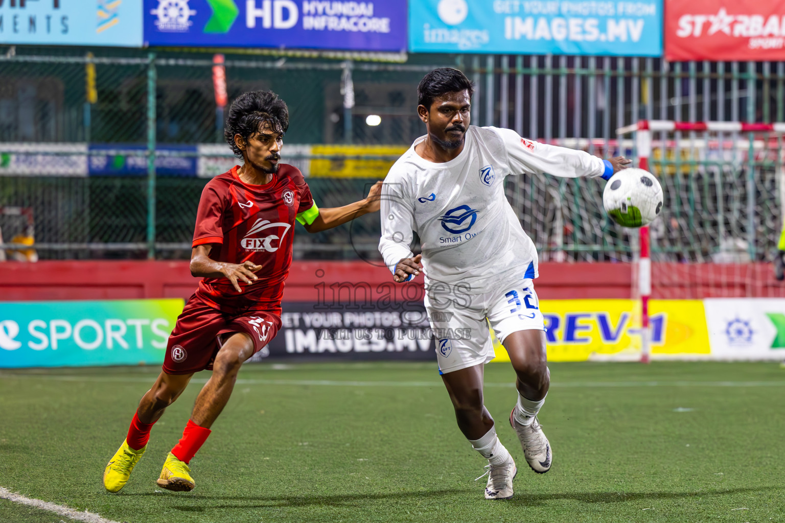 K Gaafaru VS K Huraa in Day 25 of Golden Futsal Challenge 2024 was held on Thursday , 8th February 2024 in Hulhumale', Maldives
Photos: Ismail Thoriq / images.mv