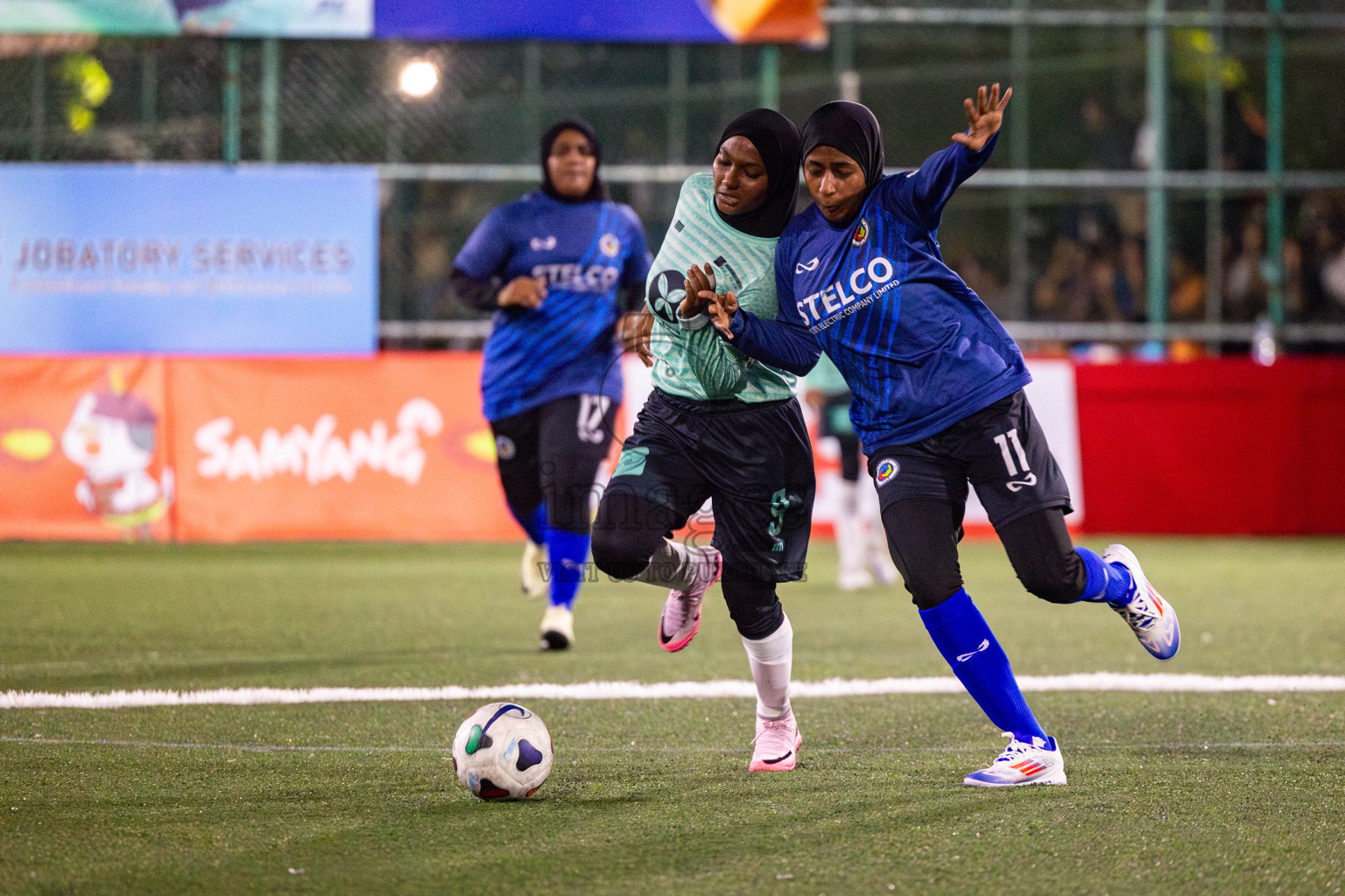 STELCO RECREATION CLUB vs TEAM DHARUMAVANTHA in Eighteen Thirty 2024 held in Rehendi Futsal Ground, Hulhumale', Maldives on Thursday, 5th September 2024. 
Photos: Hassan Simah / images.mv