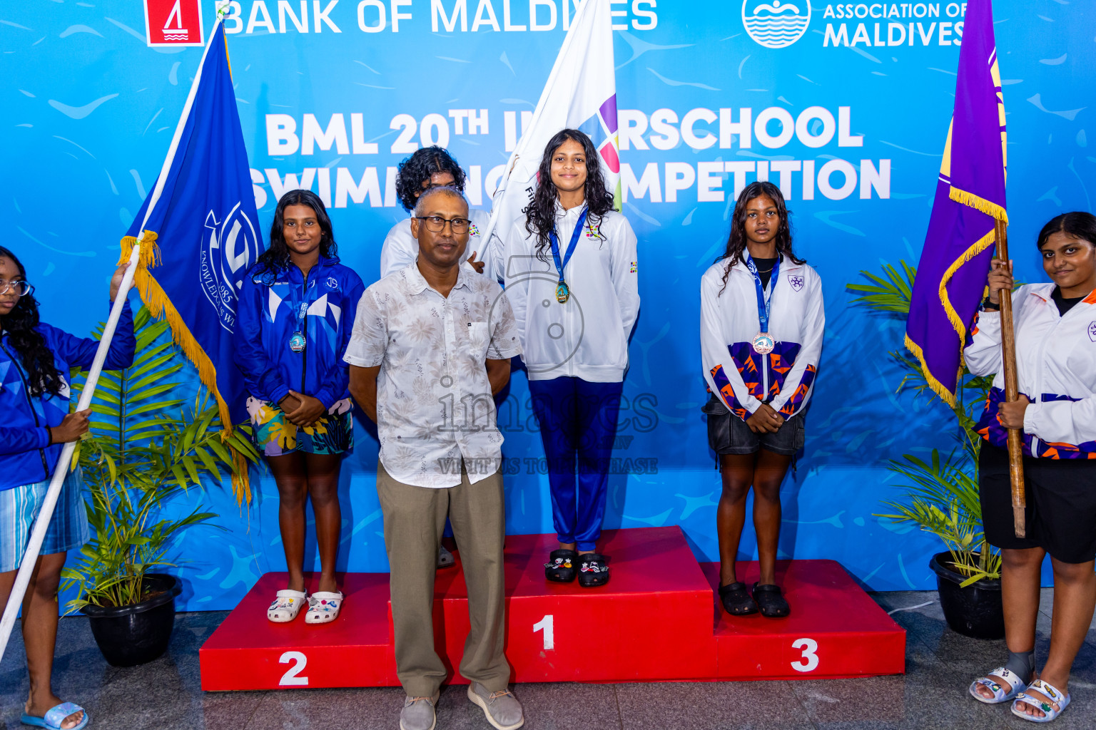 Day 5 of 20th Inter-school Swimming Competition 2024 held in Hulhumale', Maldives on Wednesday, 16th October 2024. Photos: Nausham Waheed / images.mv