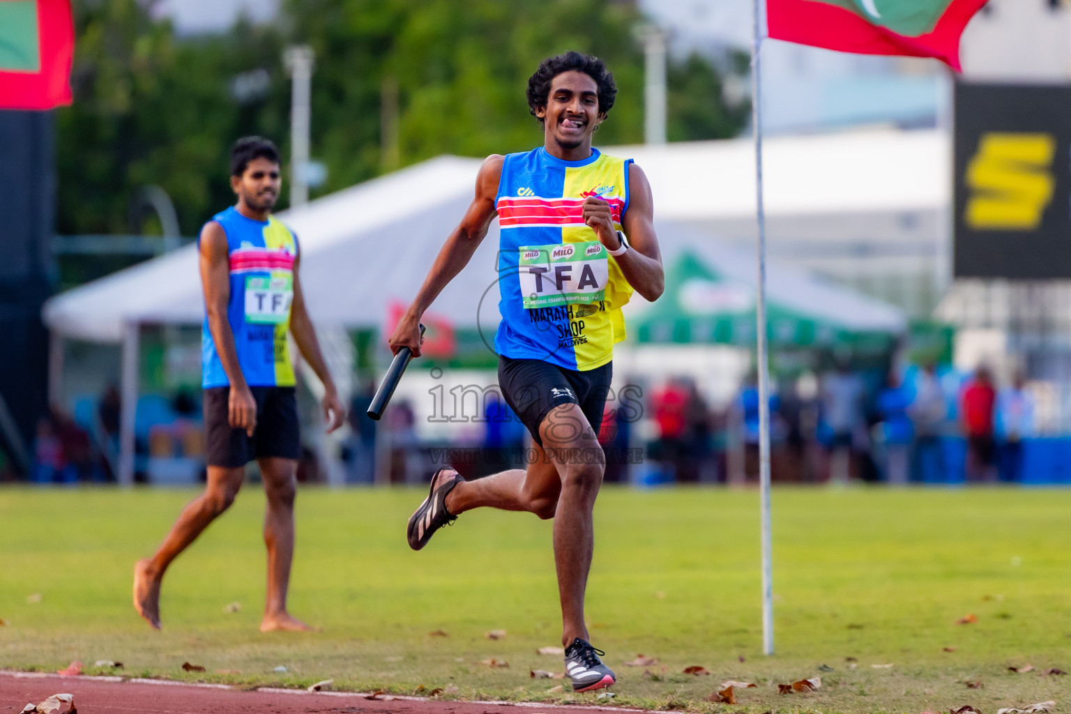 Day 1 of National Athletics Championship 2025 was held at Ekuveni Running Ground in Male', Maldives on Thursday, 14th August 2025. Photos: Nausham Waheed / images.mv