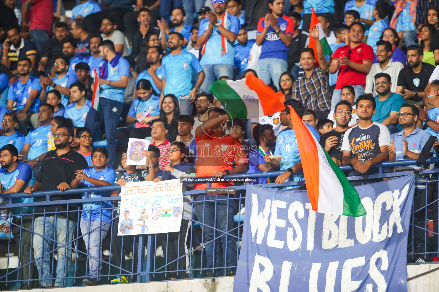 Lebanon vs India in the Semi-final of SAFF Championship 2023 held in Sree Kanteerava Stadium, Bengaluru, India, on Saturday, 1st July 2023. Photos: Nausham Waheed, Hassan Simah / images.mv