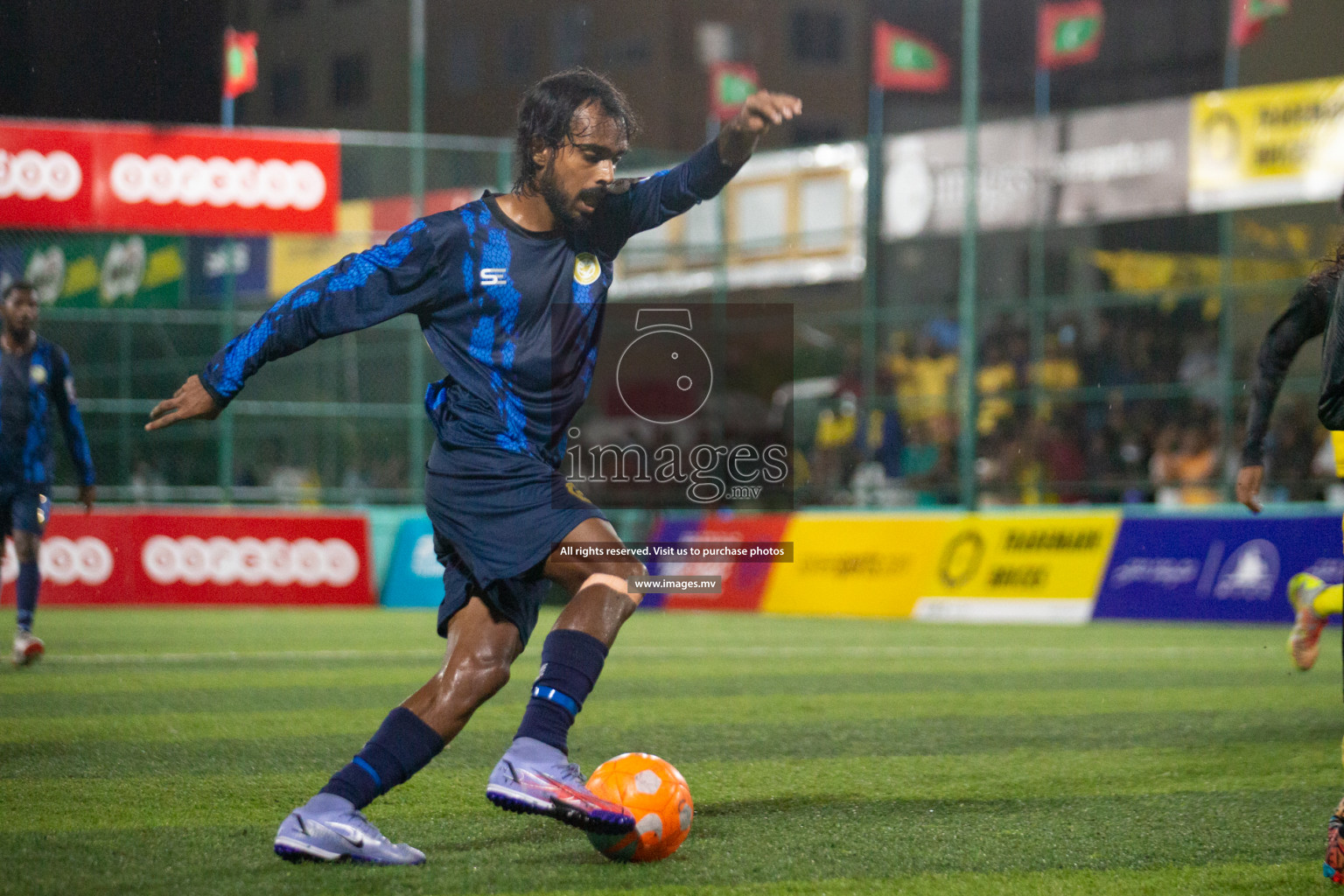 Team MPL vs Team RRC in the Quarter Finals of Club Maldives 2021 held at Hulhumale'; on 13th December 2021 Photos: Nasam/ images.mv