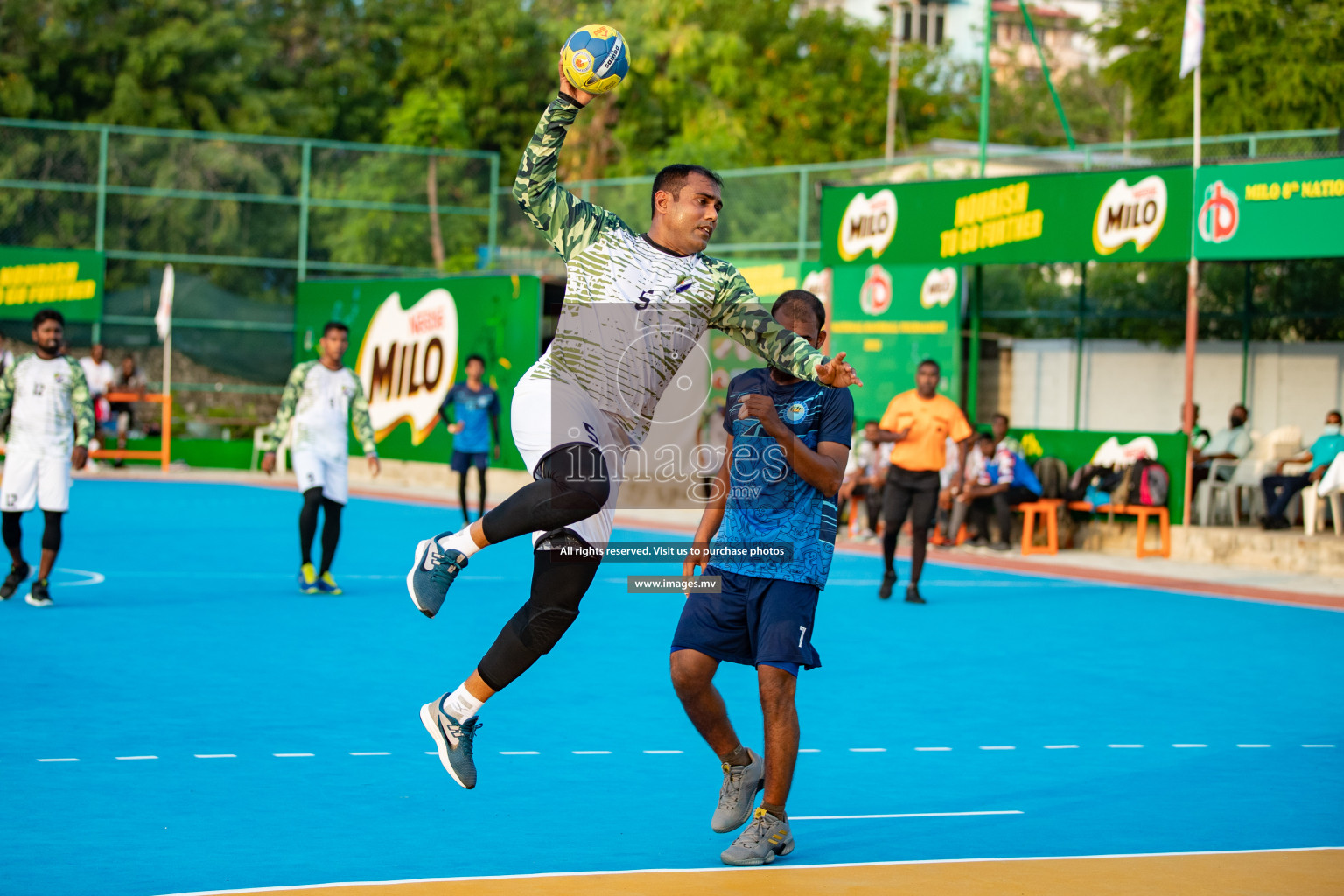 Milo 8th National Handball Tournament Day 4, 18th December 2021, at Handball Ground, Male', Maldives. Photos by Hassan Simah