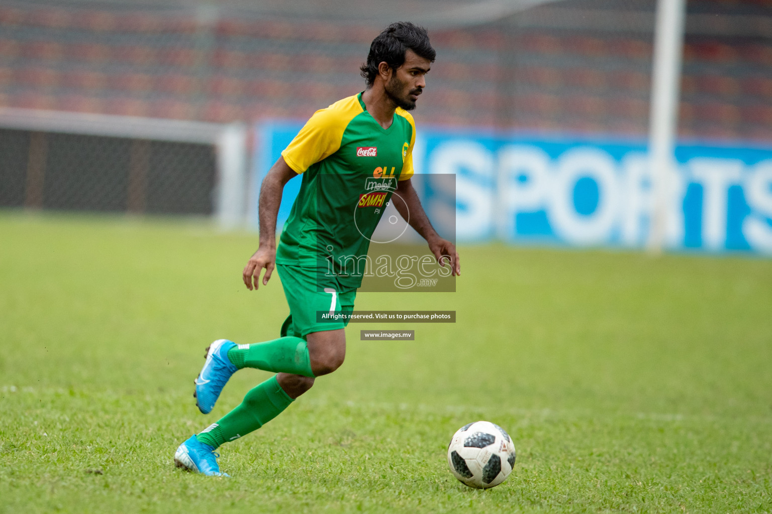Maziya SRC vs Nilandhoo FC in in Dhiraagu Dhivehi Premier League held in Male', Maldives on 21st October 2019 Photos: Hassan Simah/images.mv