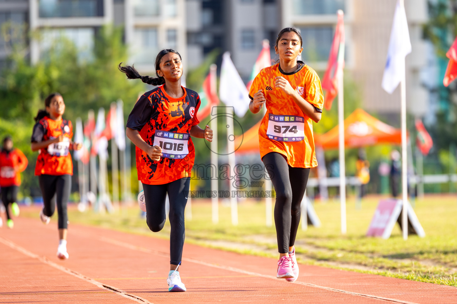 Day 4 of MWSC Interschool Athletics Championships 2024 held in Hulhumale Running Track, Hulhumale, Maldives on Tuesday, 12th November 2024. Photos by: Raaif Yoosuf / Images.mv