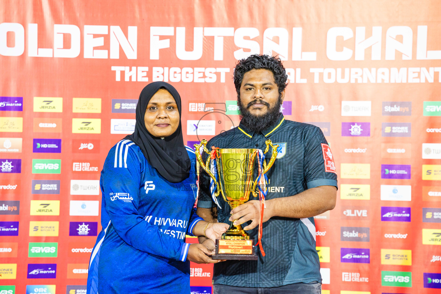 AA. Mathiveri VS AA. Thoddoo in Atoll Round Final on Day 20 of Golden Futsal Challenge 2025 was held on Thursday, 23rd January 2025, in Hulhumale', Maldives. Photos: Abdulla Abeed / images.mv