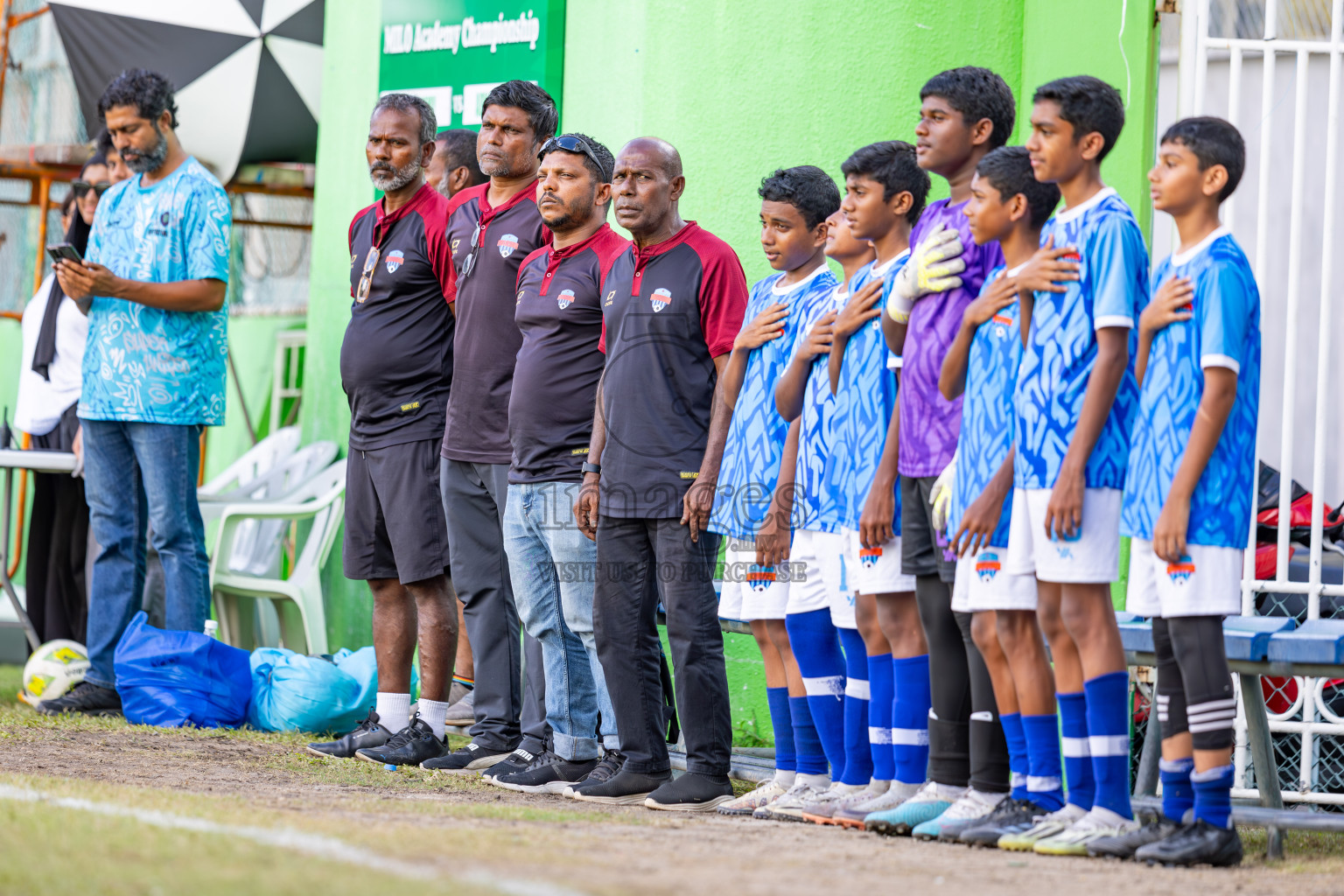 Day 4 of MILO Academy Championship 2024 (U-14) was held in Henveyru Stadium, Male', Maldives on Sunday, 3rd November 2024. Photos: Ismail Thoriq / Images.mv