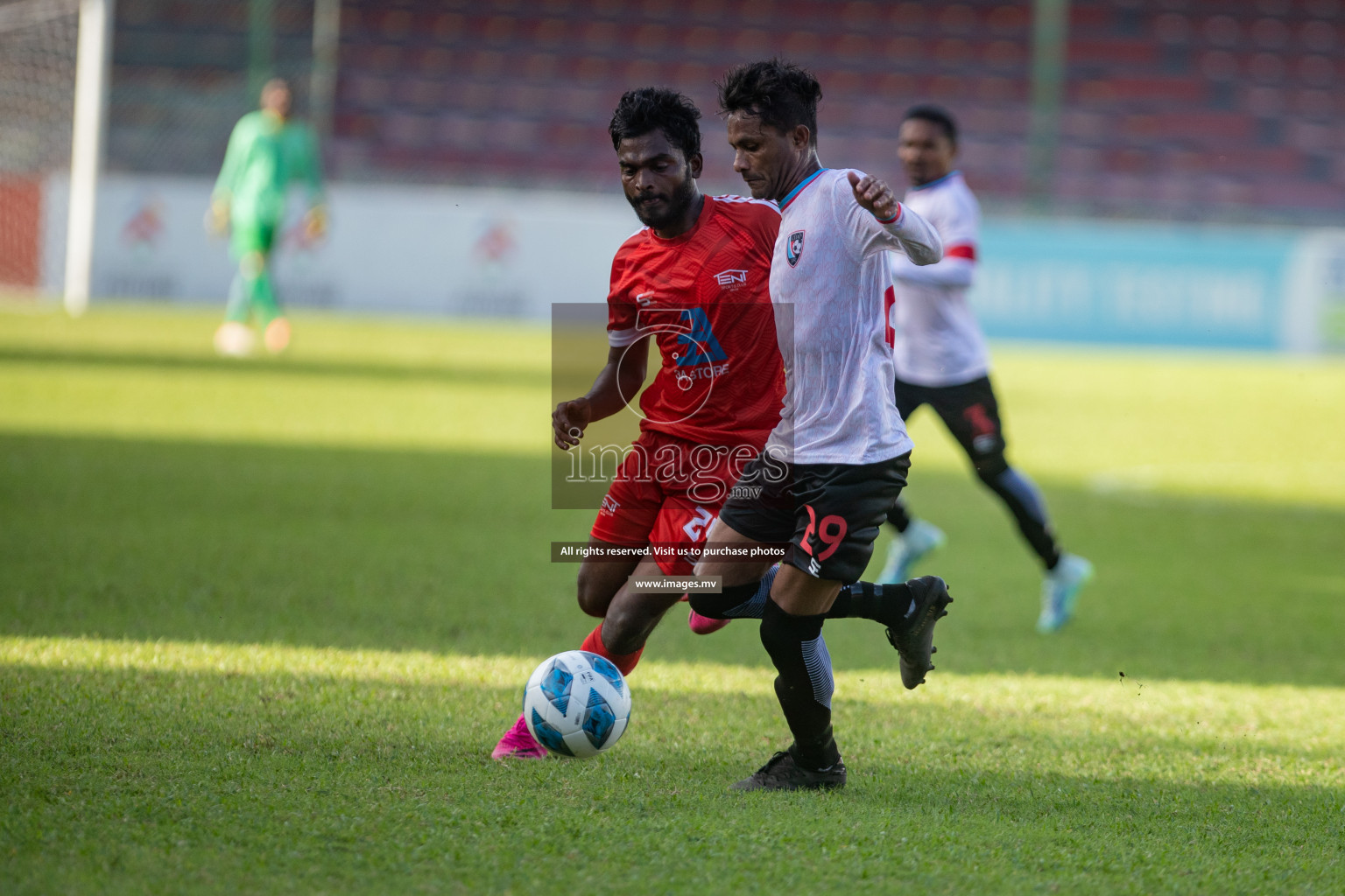 Tent Sports Club vs Club PK in 2nd Division 2022 on 13th July 2022, held in National Football Stadium, Male', Maldives  Photos: Hassan Simah / Images.mv