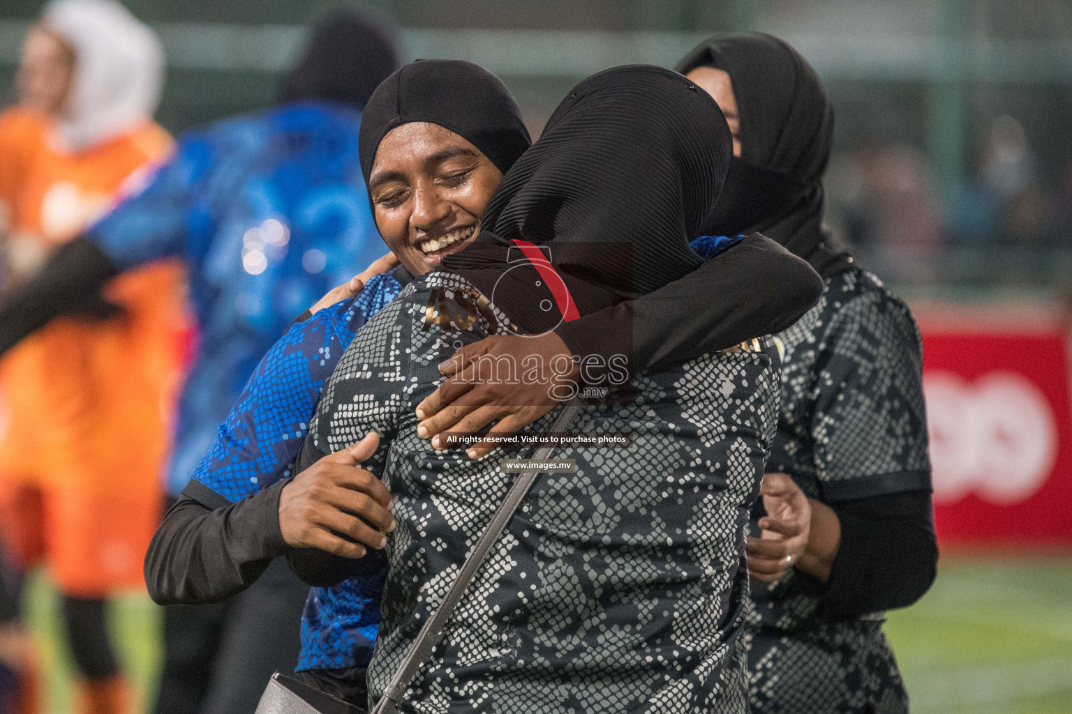 Ports Limited vs WAMCO - in the Finals 18/30 Women's Futsal Fiesta 2021 held in Hulhumale, Maldives on 18 December 2021. Photos by Nausham Waheed & Shuu Abdul Sattar