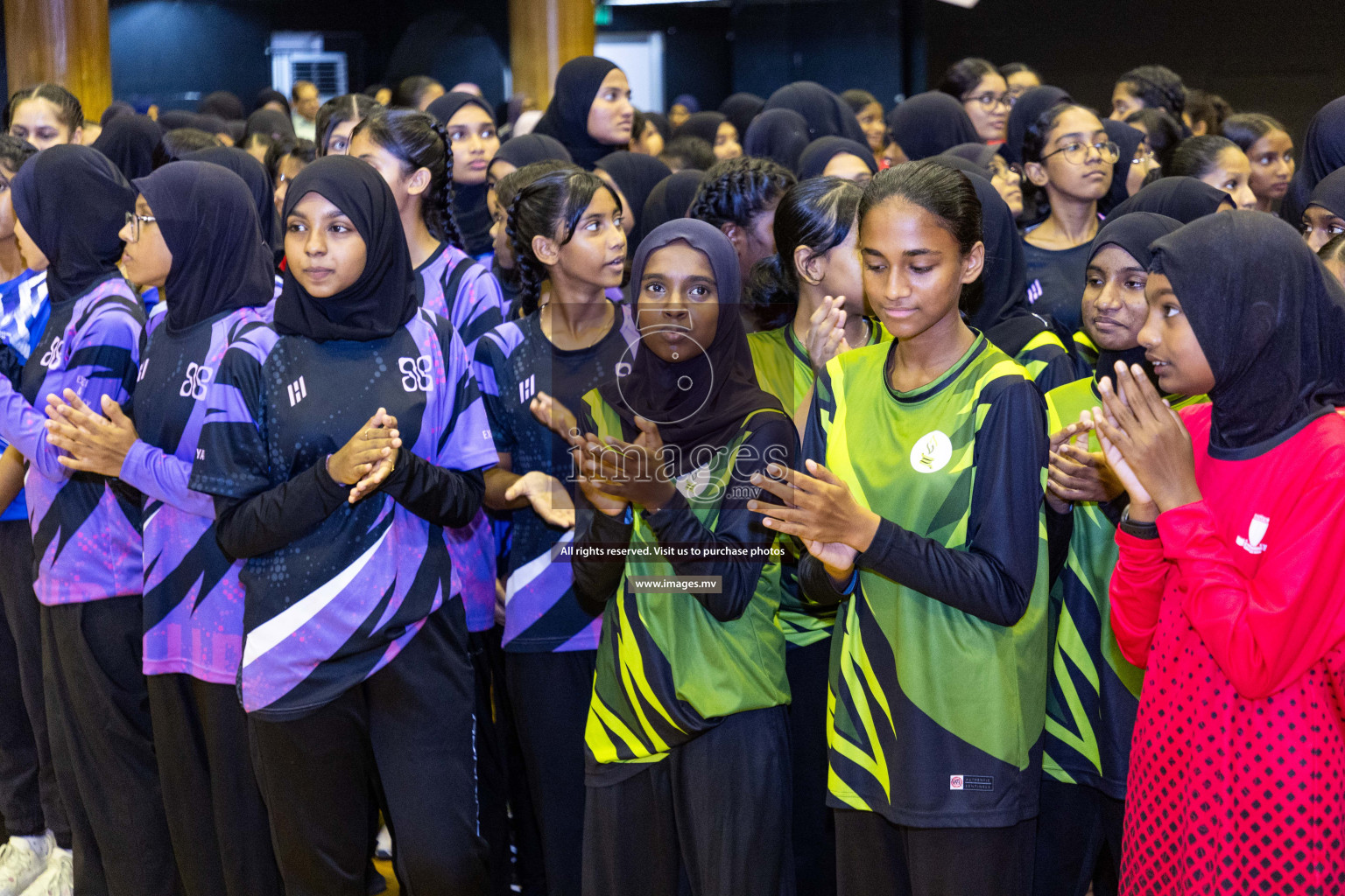 Final of 24th Interschool Netball Tournament 2023 was held in Social Center, Male', Maldives on 7th November 2023. Photos: Nausham Waheed / images.mv