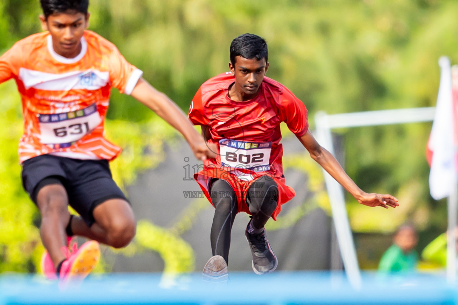 Day 4 of MWSC Interschool Athletics Championships 2024 held in Hulhumale Running Track, Hulhumale, Maldives on Tuesday, 12th November 2024. Photos by: Nausham Waheed / Images.mv