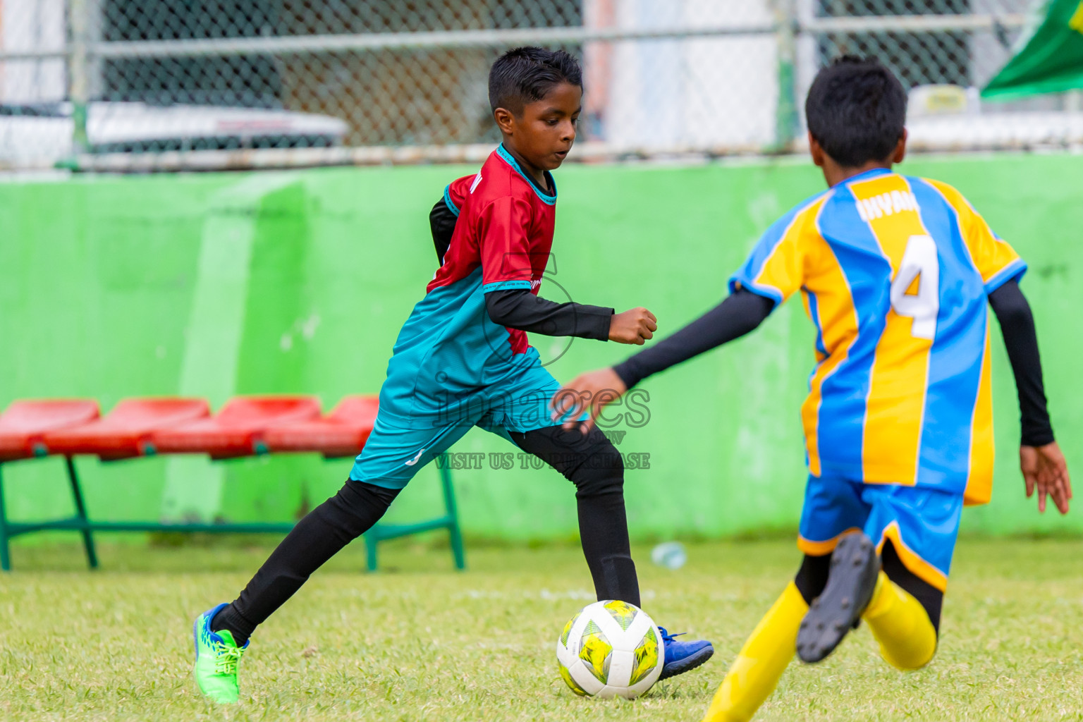 Day 1 of MILO Academy Championship 2025 (U-12) was held at Henveiru Stadium in Male', Maldives on Thursday, 1st May 2025. Photos: Nausham Waheed / images.mv