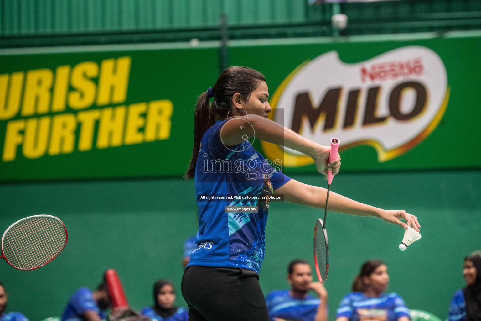 Day 2 of Badminton association mixed group championship 2021 held in Male', Maldives Photos by Nausham Waheed