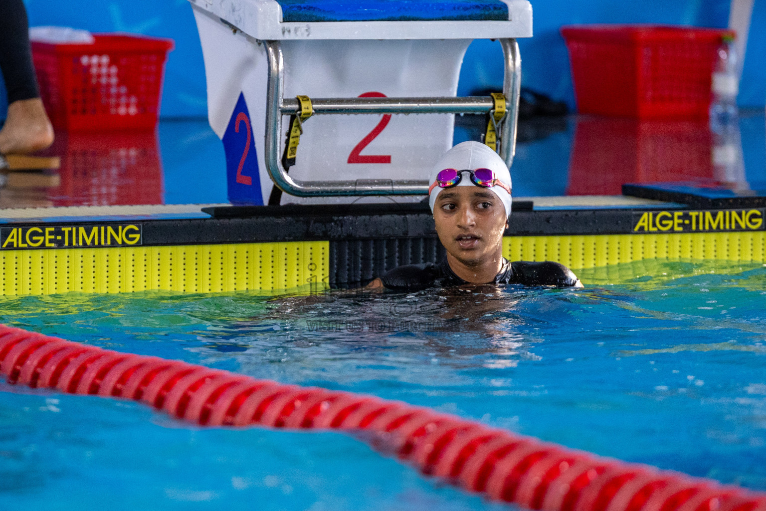 Day 4 of 20th Inter-school Swimming Competition 2024 held in Hulhumale', Maldives on Tuesday, 15th October 2024. Photos: Ismail Thoriq / images.mv