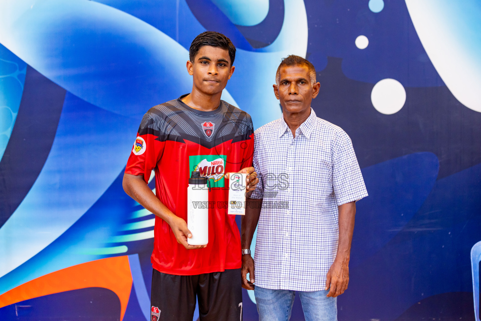 TC Sports Club vs Super United Sports in Day 5 of Under 19 Youth Championship 2024 was held at National Stadium in Male', Maldives on Sunday, 23rd June 2024. Photos: Nausham Waheed / images.mv