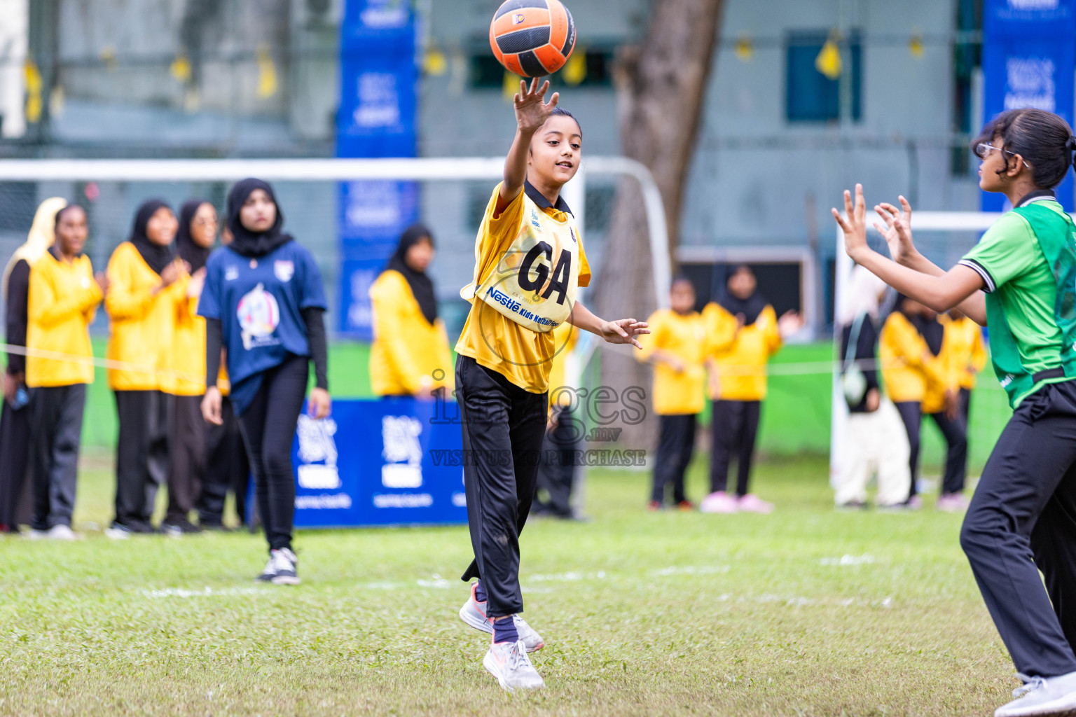 Day 3 of Nestle' Kids Netball Fiesta 2023 held in Henveyru Stadium, Male', Maldives on Saturday, 2nd December 2023. Photos by Nausham Waheed / Images.mv