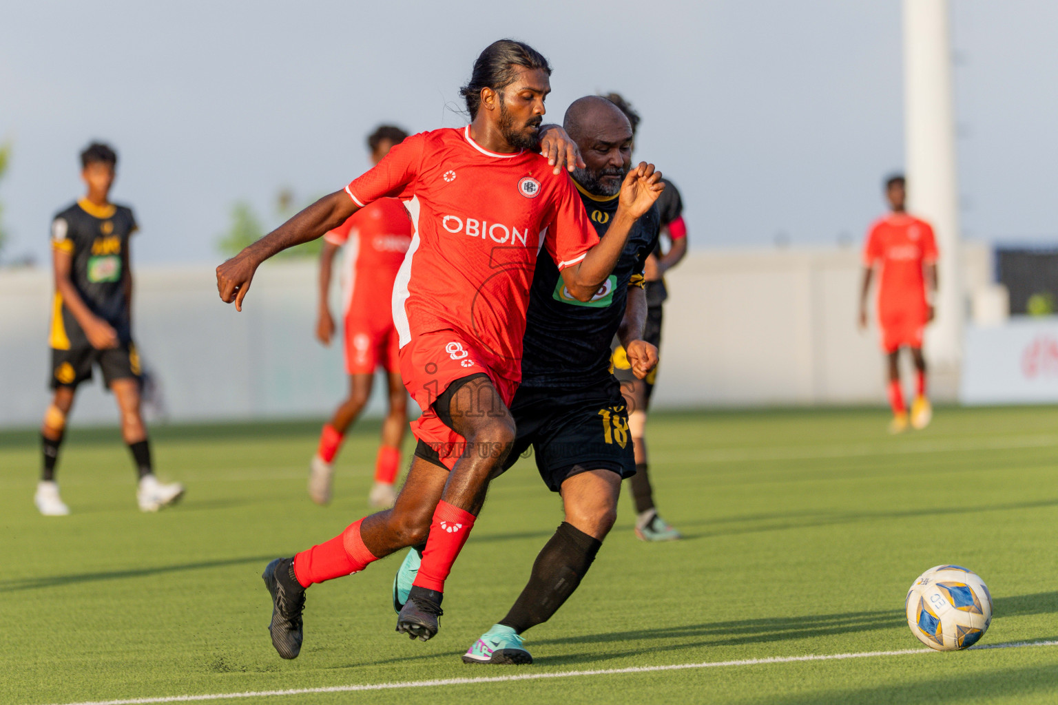 CC Sports Club VS Aajeelakah Eydhafushi FA in Day 6 of Eydhafushi Cup 2025 held in Eydhafushi Football Stadium at B. Eydhafushi, Maldives on Wednesday, 10th September 2025. Photos: Arif Rasheed / images.mv