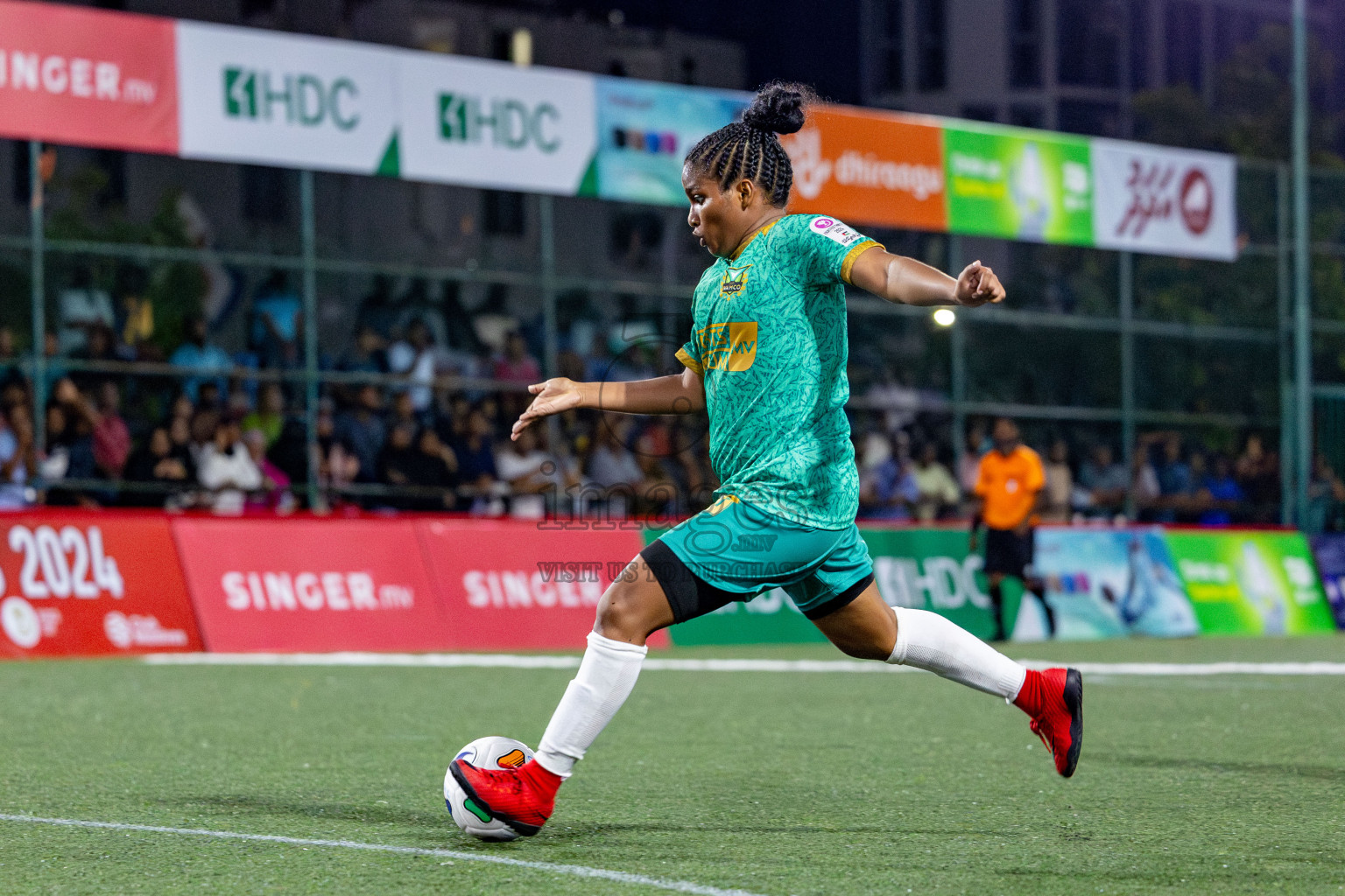 POLICE CLUB vs WAMCO in Club Maldives Classic 2024 held in Rehendi Futsal Ground, Hulhumale', Maldives on Monday, 16th September 2024. Photos: Nausham Waheed / images.mv