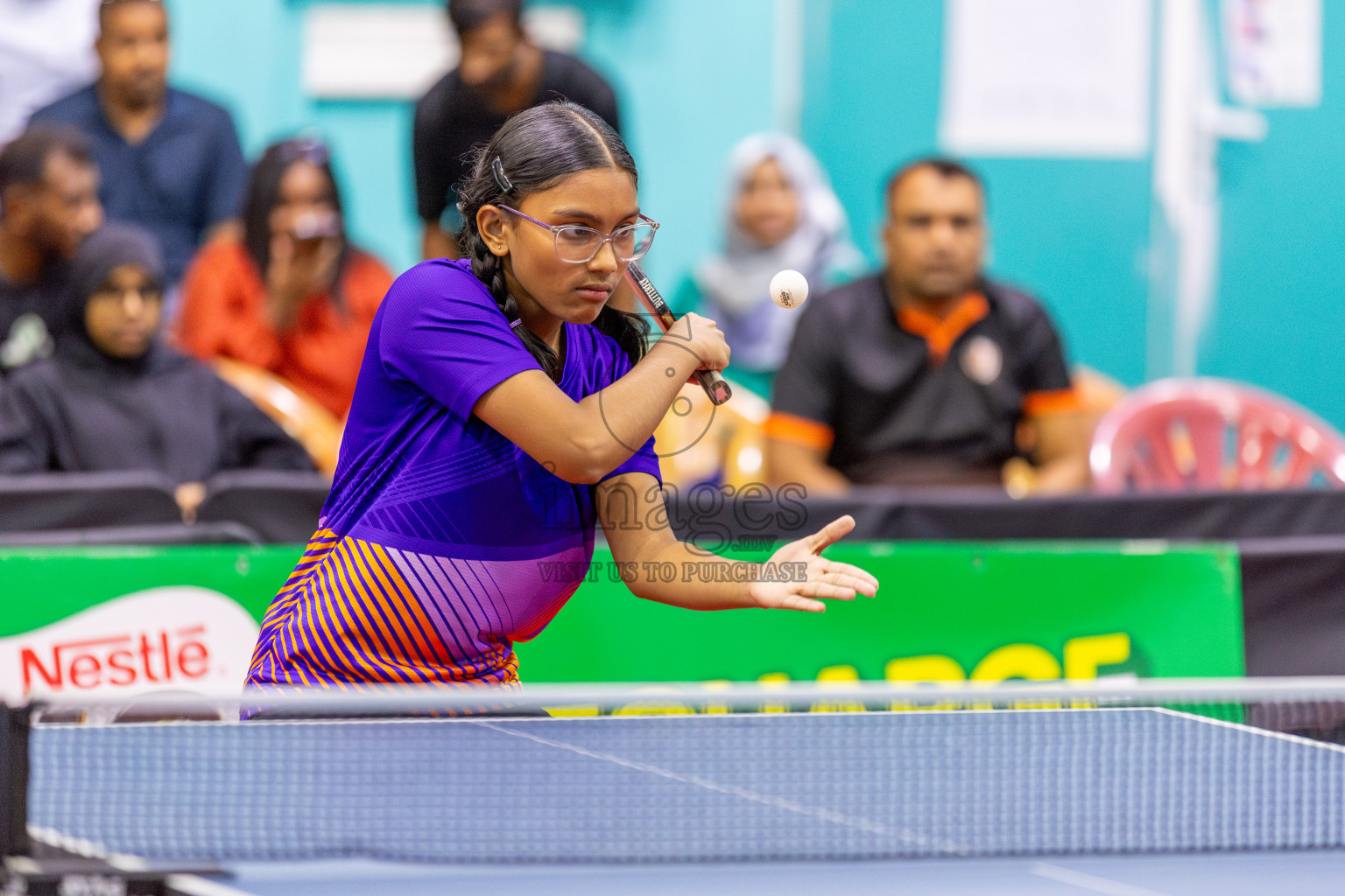 Day 8 of Interschool Table Tennis Tournament 2025 held at Male' TT Hall, Male', Maldives on Thursday, 22nd May 2025.
Photos by: Ismail Thoriq / images.mv