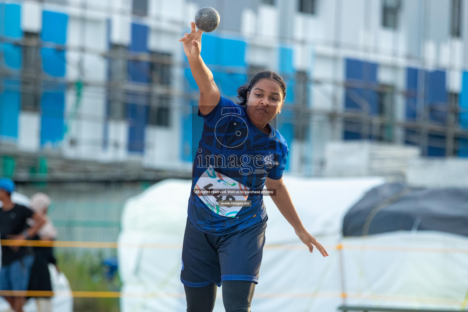 Day three of Inter School Athletics Championship 2023 was held at Hulhumale' Running Track at Hulhumale', Maldives on Tuesday, 16th May 2023. Photos: Nausham Waheed / images.mv