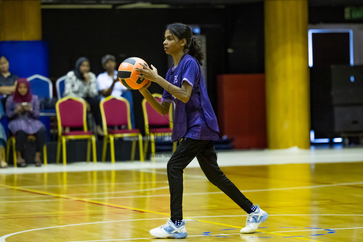 Day 12 of 25th Inter-School Netball Tournament was held in Social Center at Male', Maldives on Thursday, 22nd August 2024.