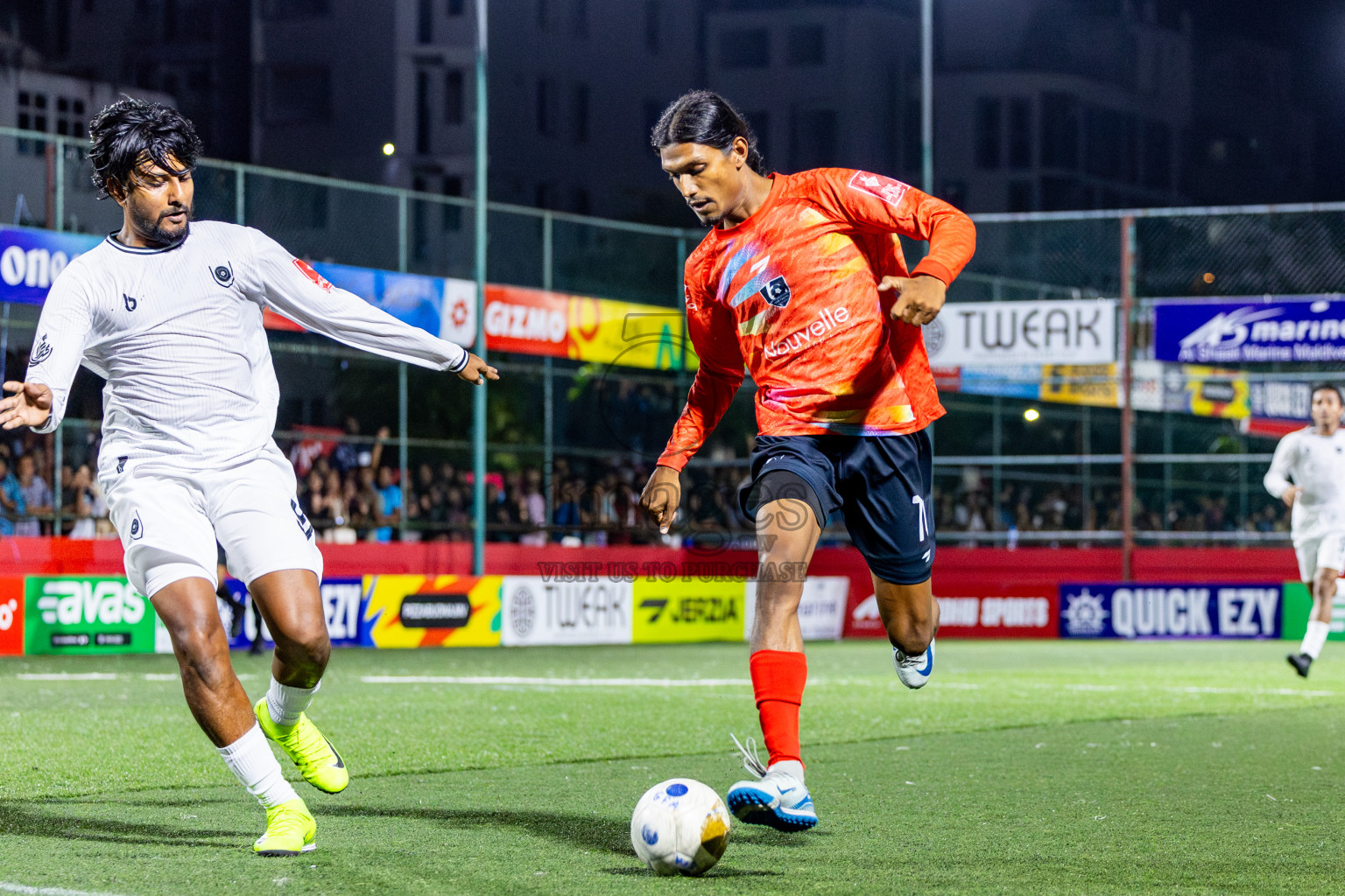 SH Kanditheemu vs R Dhuvaafaru in Zone round Day 27 of Golden Futsal Challenge 2025 was held on Friday , 31st January 2025, in Hulhumale', Maldives. Photos: Nausham Waheed / images.mv