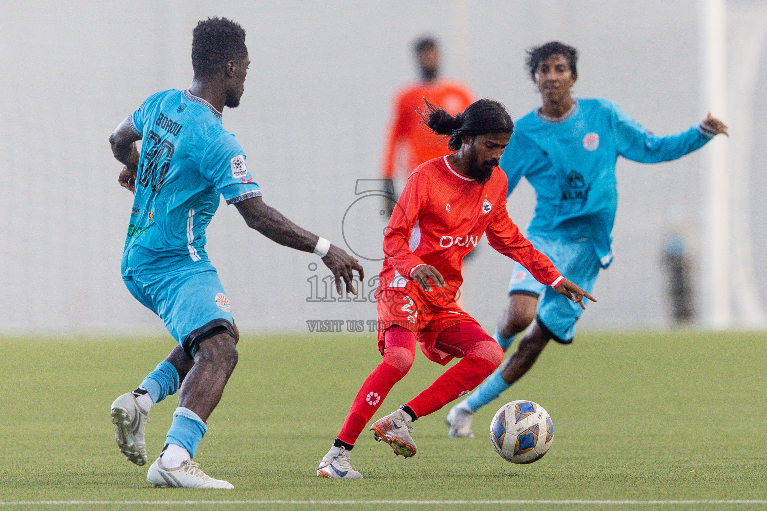 Semi Finals Match 01 Irumathi FC VS CC Sports Club in Day 7 of Eydhafushi Cup 2025 held in Eydhafushi Football Stadium at B. Eydhafushi, Maldives on Friday, 12th September 2025. Photos: Arif Rasheed / images.mv