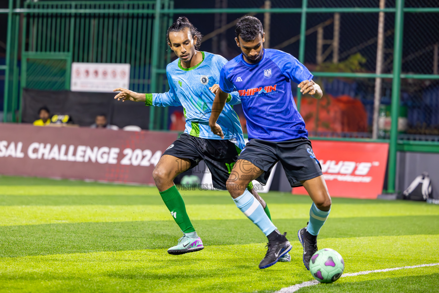 Baakee Sports Club vs FC Calms Blue in Day 9 of BG Futsal Challenge 2024 was held on Wednesday, 20th March 2024, in Male', Maldives
Photos: Ismail Thoriq / images.mv