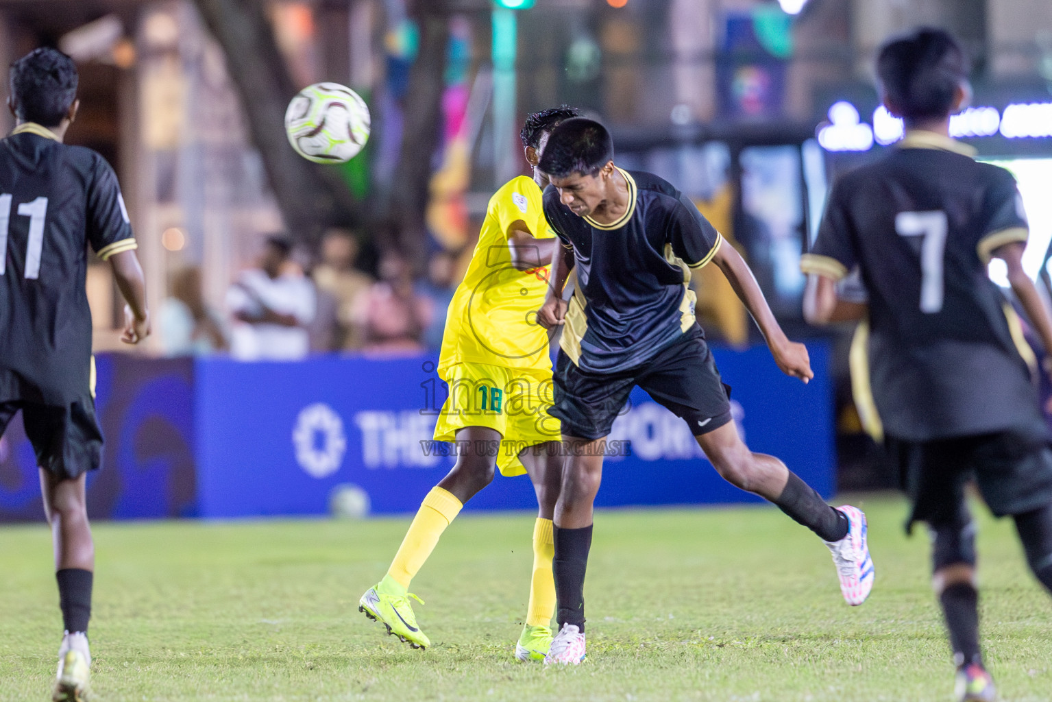 Eagles vs Maziya (U14) in Dhivehi Youth League 2024 - Day 2. Matches held at Henveiru Stadium on 22nd November 2024 , Friday. Photos: Shuu Abdul Sattar/ Images.mv