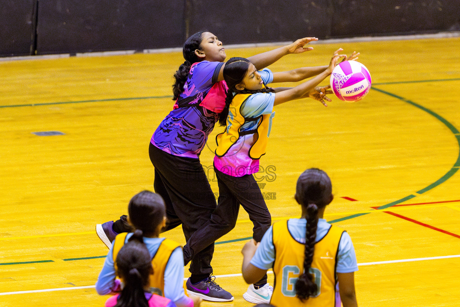 Netgen A vs N Sports Academy B in Day 2 of 3rd Junior Championship - Netball association of Maldives, held at Social Center on Monday 20th January 2025 . Photos by Nausham Waheed