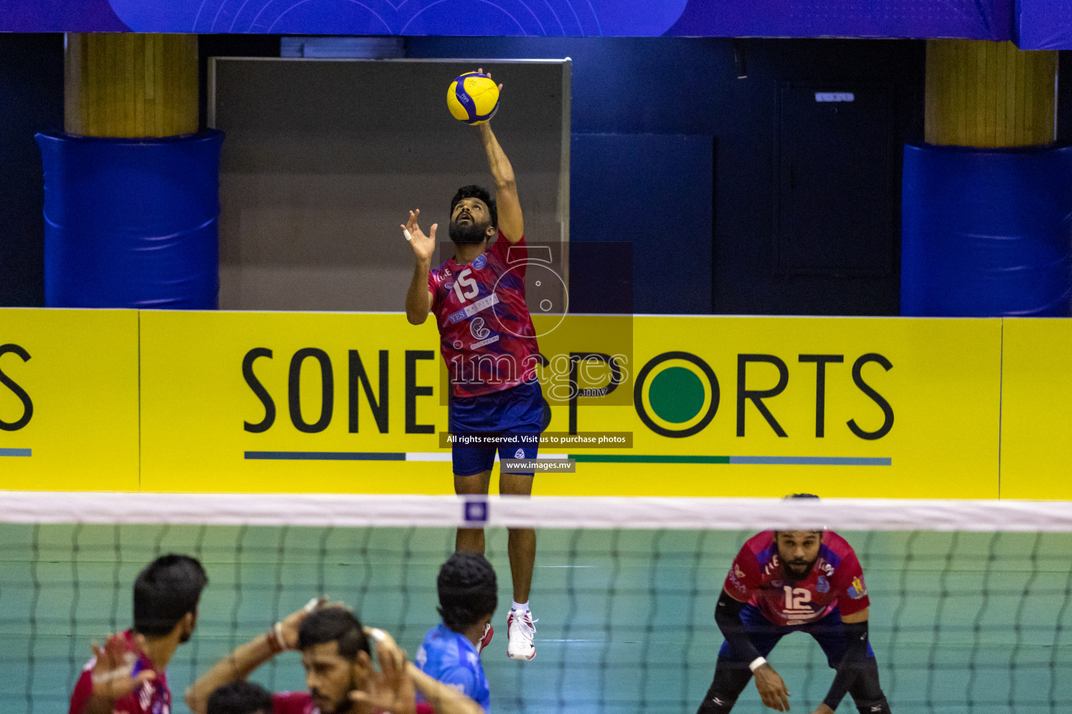 Sports Club City vs Dhivehi Sifainge Club in the Finals of National Volleyball Tournament 2022 on Thursday, 07th July 2022, held in Social Center, Male', Maldives