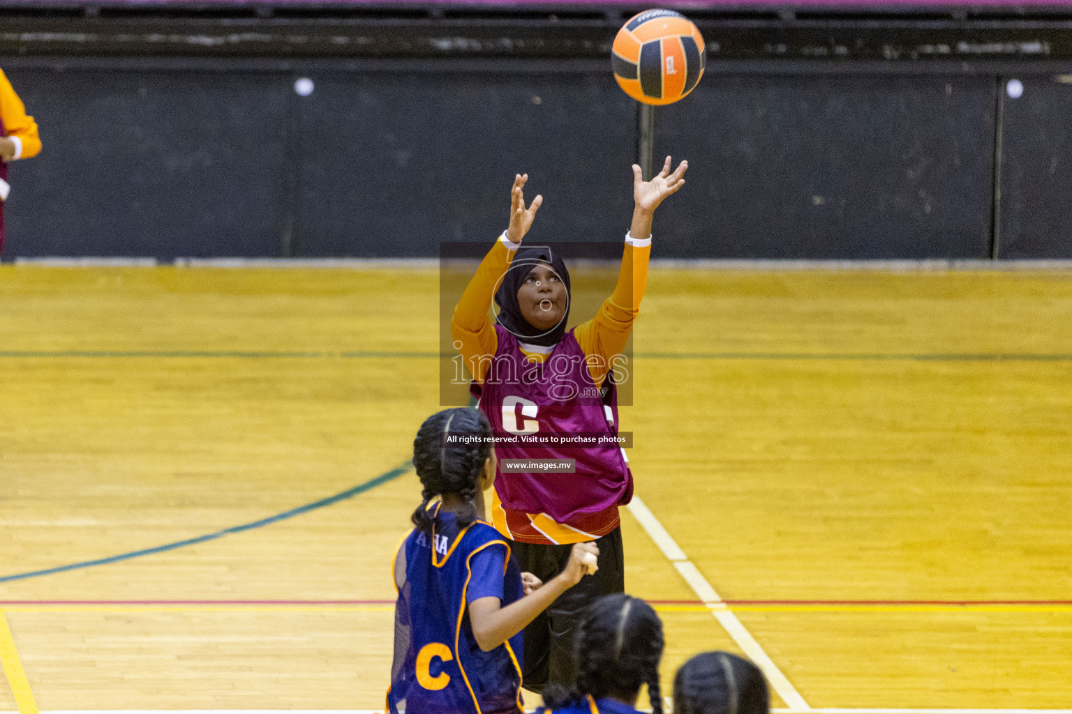 Day7 of 24th Interschool Netball Tournament 2023 was held in Social Center, Male', Maldives on 2nd November 2023. Photos: Nausham Waheed / images.mv