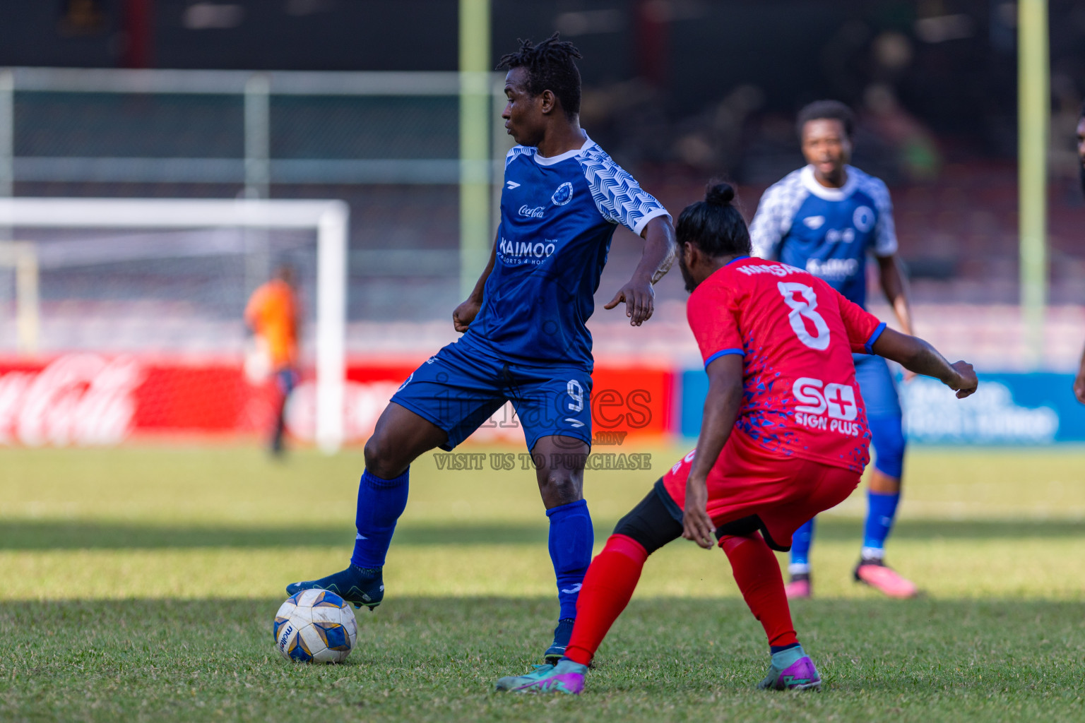 New Radiant SC vs Club PK in the Quarter Final of Second Division 2023 in Male' Maldives on Tuesday, 6th February 2023. Photos: Nausham Waheed / images.mv