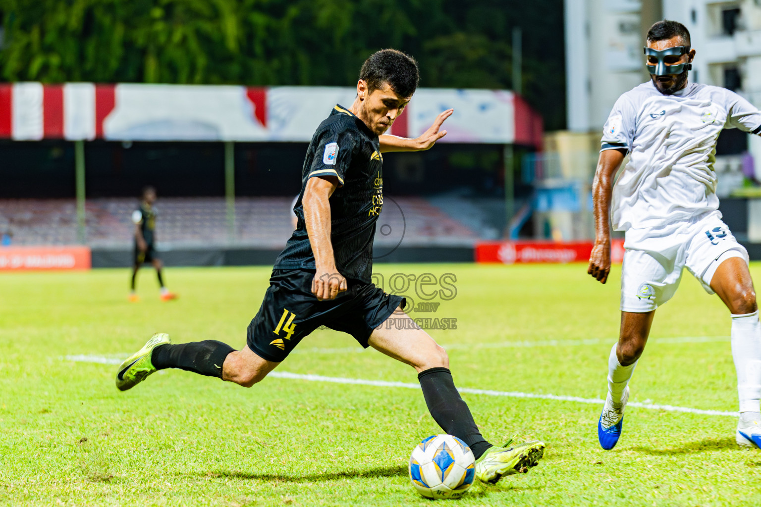 Club Eagles vs Club Green Streets in Dhivehi Premier League 2025/26 held in National Football Stadium, Male', Maldives on Wednesday, 1st September 2025. Photos: Areef Adam / Images.mv