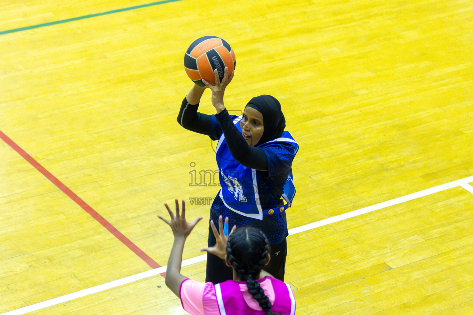 Day 4 of 21st National Netball Tournament was held in Social Canter at Male', Maldives on Saturday, 11th May 2024. Photos: Mohamed Mahfooz Moosa / images.mv