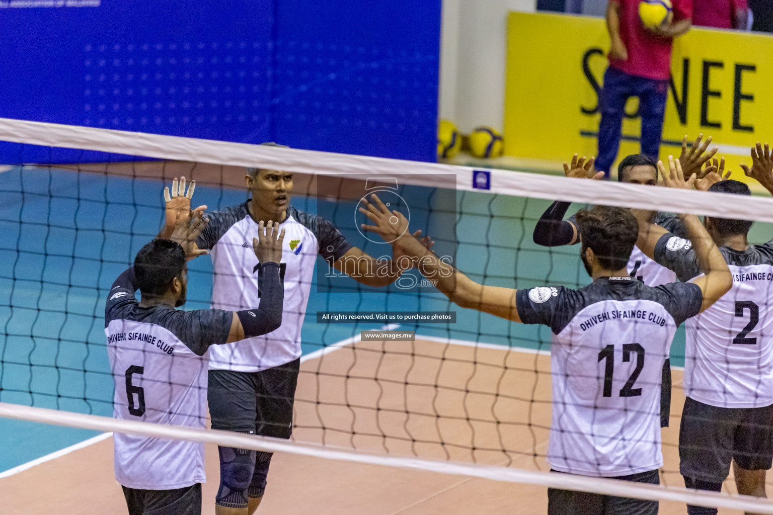 Sports Club City vs Dhivehi Sifainge Club in the Finals of National Volleyball Tournament 2022 on Thursday, 07th July 2022, held in Social Center, Male', Maldives