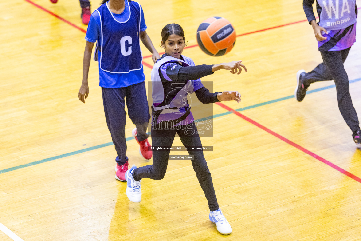 Day5 of 24th Interschool Netball Tournament 2023 was held in Social Center, Male', Maldives on 31st October 2023. Photos: Nausham Waheed / images.mv